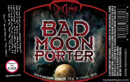 DuClaw – Bad Moon Porter