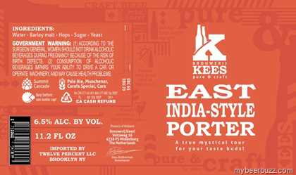 Brouwerij Kees – East India-Style Porter, London-Style Mild & Barley Wine Ale