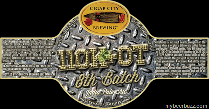 Cigar City – 110K+OT DIPA – 8th Batch ( Batch #8 )