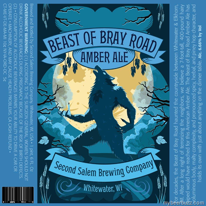 Second Salem Brewing – Beast Of Bray Road Amber Ale