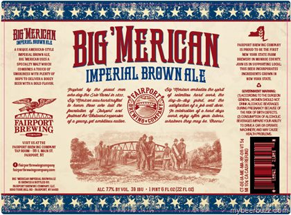 Fairport Brewing – Big ‘Merican Imperial Brown Ale