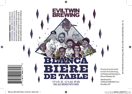Evil Twin – Blanca Biere De Table
