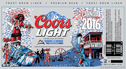 Coors Light – Carnival 2016 Commemorative & 2025 In Baton Rouge Cans