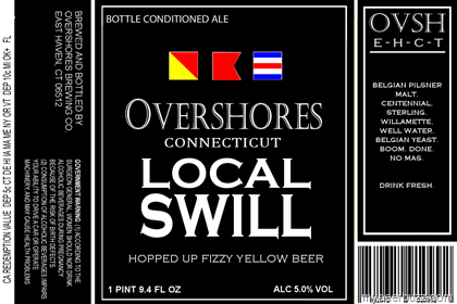 Overshores Brewing – Local Swill, Rodeo, Hardline, Tripel D’Or, Coopers DIPA & Petite Noire