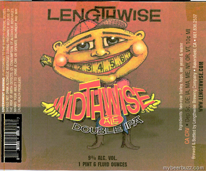 Lengthwise Brewing – Widthwise Double IPA