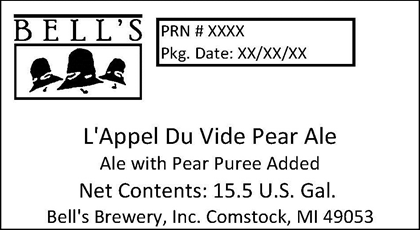 Bell’s – L’Appel Du Vide Pear Ale
