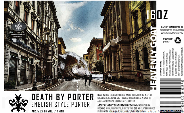 Heavenly Goat Brewing – Death By Porter Cans
