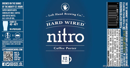 Left Hand – Hard Wired Nitro Coffee Porter Coming To Bottles