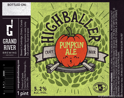 Grand River Brewing – Highballer Pumpkin Ale