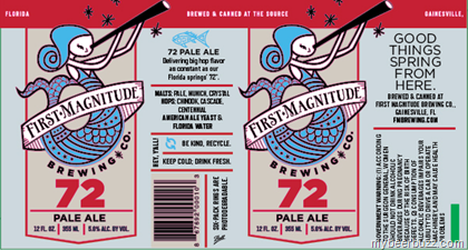 First Magnitude Brewing – 72 Pale Ale 12oz Cans