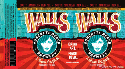 Concrete Beach Brewery – Walls South American Red Ale Cans