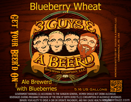 3 Guys & A Beer’d – Blueberry Wheat & Chocolate Raspberry Saison