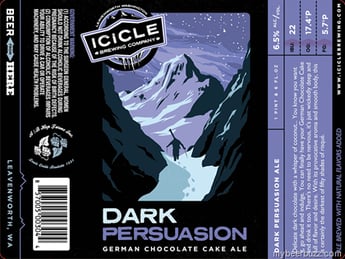 Icicle Brewing – Dark Persuasion German Chocolate Cake Ale