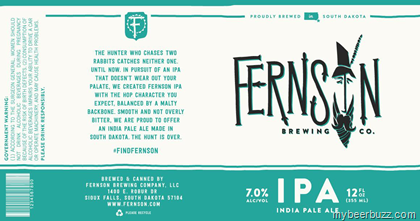 Fernson Brewing – IPA, Lion’s Paw Lager, Porter, Esme, Gallivant & Farmhouse Ale 12oz Cans