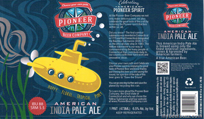 Pioneer Beer Co – American IPA 16oz Cans