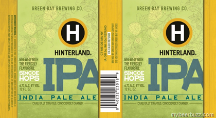 Green Bay Brewing – Hinterland IPA & Bourbon Barrel Doppelbock, Grand Cru & Barley Wine