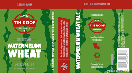 Tin Roof Brewing – Watermelon Wheat, Yonder Hefe & Turnrow 12oz Cans