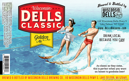 Wisconsin Dells Brewing – Golden Ale 16oz Cans & Strawberry Bitch