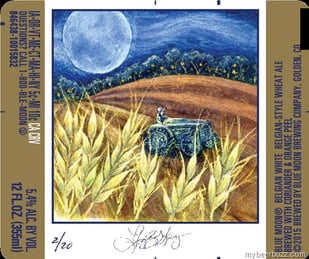 Blue Moon – Belgian White 20th Anniversary Artist Bottles