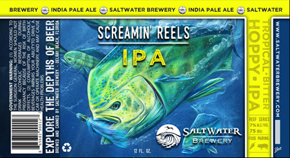 SaltWater Brewery – Screamin’s Reels & South End Session Ale Cans