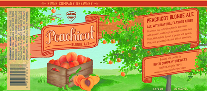 River Company Brewery – Peachicot Blonde Ale 12oz Cans