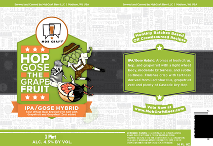 Mob Craft – Hop Gose The Grapefruit IPA/Gose Hybrid 16oz Cans