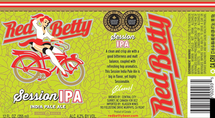 Central City Brewing – Red Betty Session IPA & Red Betty Radler