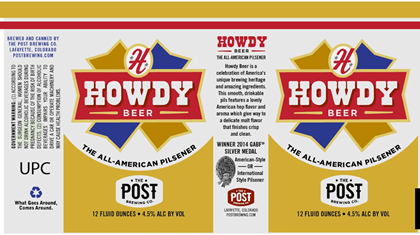 The Post Brewing – Howdy Beer 12oz Cans