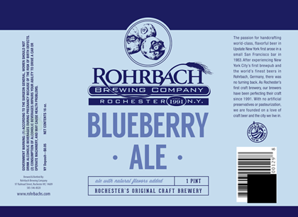 Rohrbach Brewing – Blueberry Ale & Inter-Planetary Lager