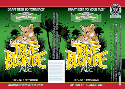 Tampa Bay Brewing – Florida True Blonde Ale 16oz Cans