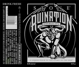 Stone Ruination Double IPA 2.0