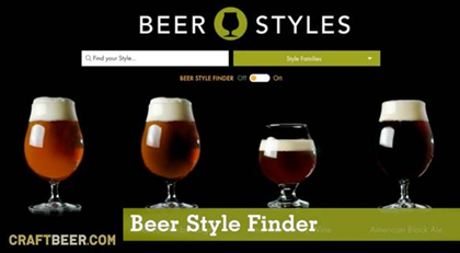 CraftBeer.com Launches Digital Interactive U.S. Beer Styles Guide