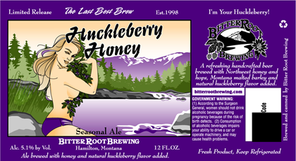 Bitter Root Brewing – Huckleberry Honey 12oz Cans