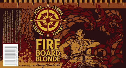 Seven Arrows Brewing – Fire Board Blonde 12oz Cans