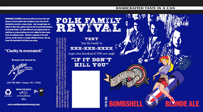 Southern Star Brewing – Bombshell Blonde / Folk Family Revival Cans