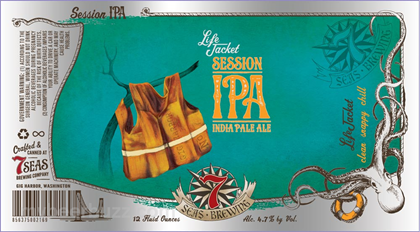 7 Seas Brewery – Life Jacket Session IPA Cans