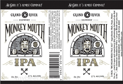 Grand River Brewery – Monkey Mouth IPA & Blackberry Ale 16oz Cans