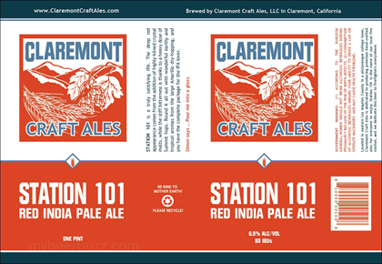 Claremont Craft Ales – Station 101 Red IPA & 3rd Anniversary Rice IPA Cans