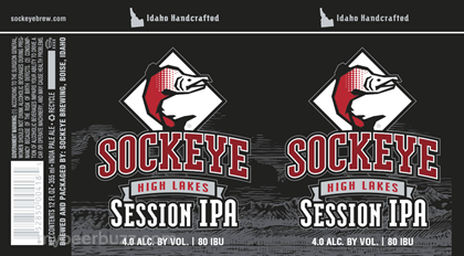 Sockeye – High Lakes Session IPA Cans