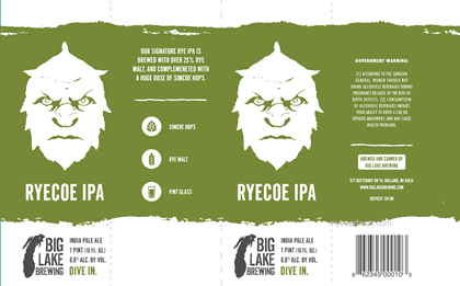 Big Lake Brewing – Ryecoe IPA & Darkstar Coming To Cans