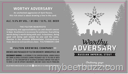 Fulton Beer – Worth Adversary Russian Imperial Stout