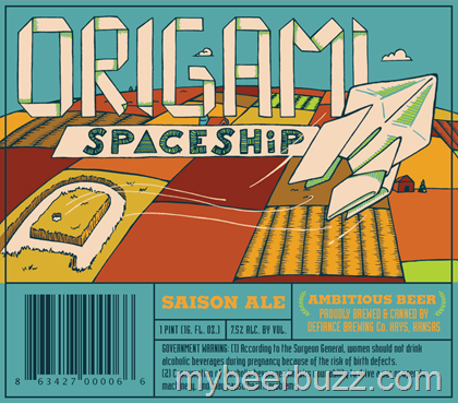 Defiance Brewing / Ambitious Beer – Origami Spaceship Saison