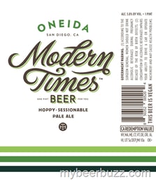 Modern Times – Oneida Session Pale Ale Coming To Cans