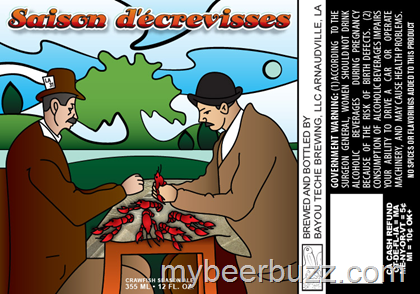 Bayou Teche Biere – Saison D’ecrevisses