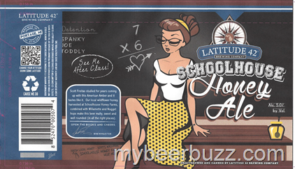 Latitude 42 Brewing – Schoolhouse Honey Ale Coming To Cans