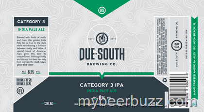 Due South Brewing – Category 3 IPA, Caramel Cream, Category 5 IPA Cans & Craft American Lager