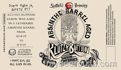 Spiteful Brewing Releases Absinthe Barrel-Aged Saison with Cherries