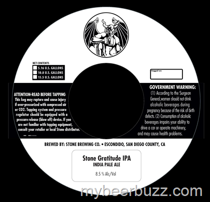 Stone To Brew Gratitude IPA Exclusively For Ohio Markets