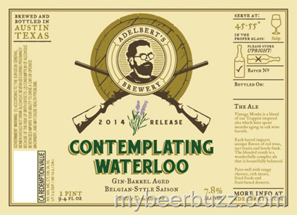 Adelbert’s Releasing New Barrel-Aged Series with Contemplating Waterloo