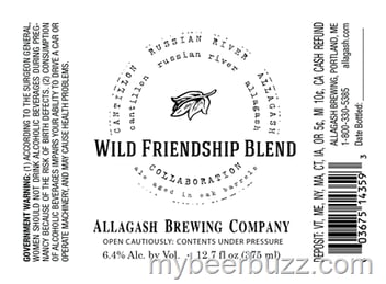 Allagash / Cantillon / Russian River – Wild Friendship Blend